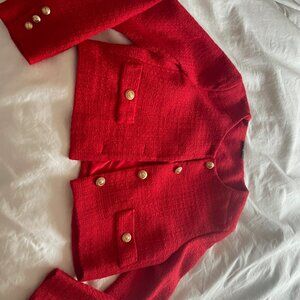 Tahari Red Jacket medium